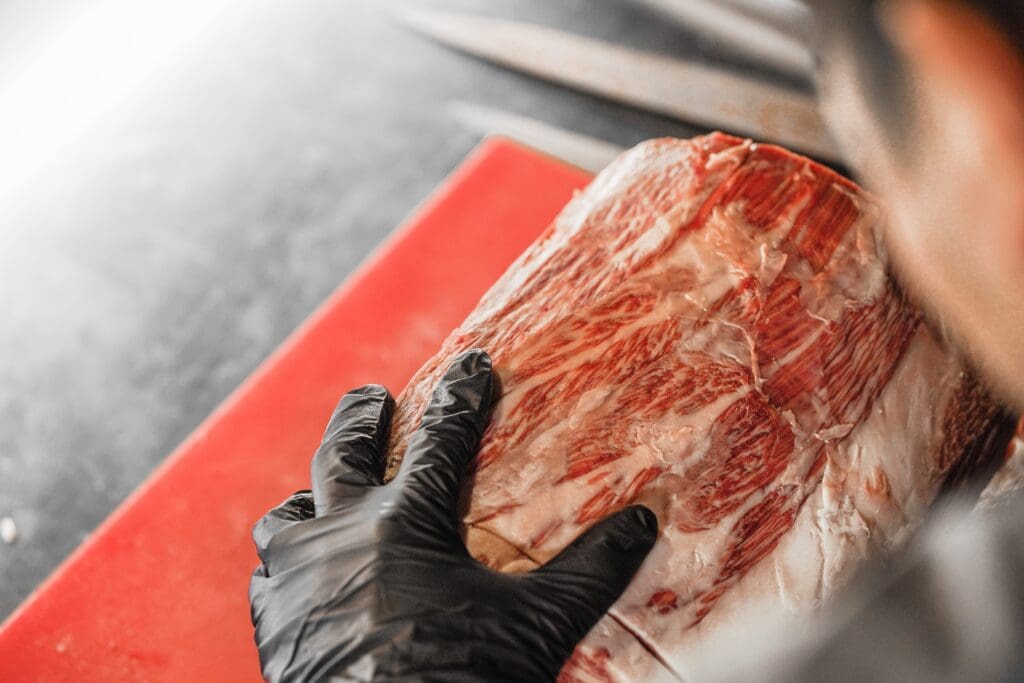 La Boca A5 Wagyu Butchering 02178 edit Miyazaki A5 Wagyu Menu | Adelaide
